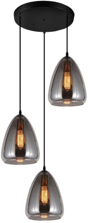 Подвесная люстра Lumina Deco Braga LDP 6841-3 GY