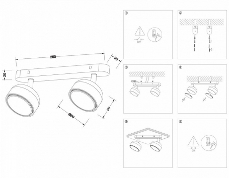 Спот Ambrella light Techno Spot Techno TN71011