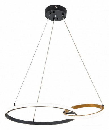 Подвесной светодиодный светильник Escada Relation 10230/2LED Black/Gold