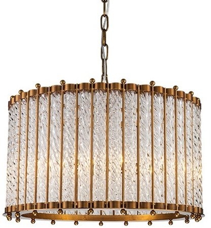 Подвесная люстра Tiziano KG0907P-4 brass