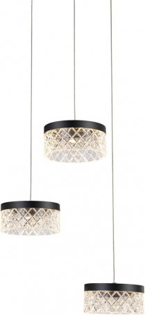 Подвесной светильник Diamond cut MD21020075-3A matt black