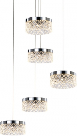 Подвесной светильник Diamond cut MD21020075-5A chrome
