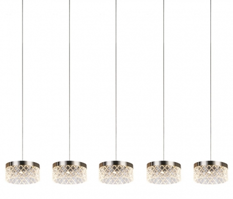 Подвесной светильник Diamond cut MD21020075-5B satin nickel