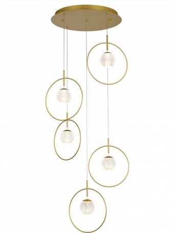 Подвесной светильник Elliot Diamante MD21001043-5A gold