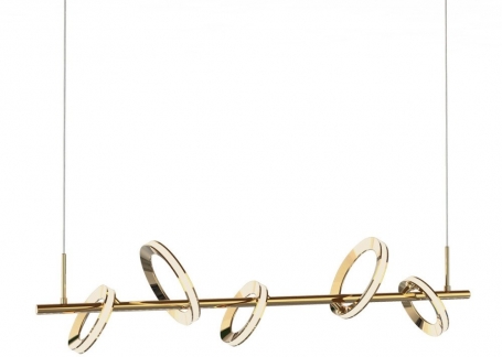 Подвесной светильник P0675 P0675-5D s-gold