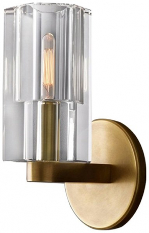 Бра Wall lamp 8816W gold/clear