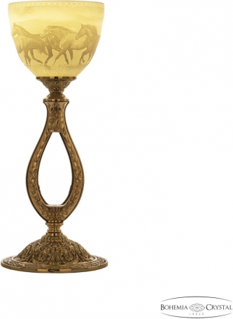 Интерьерная настольная лампа Bohemia Ivele Crystal Florence 71300L/15 FP P1 Horse