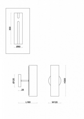 Бра Fiore FR5368WL-02BS