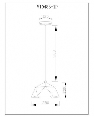 Подвесной светильник Moderli Genoa V10483-1P