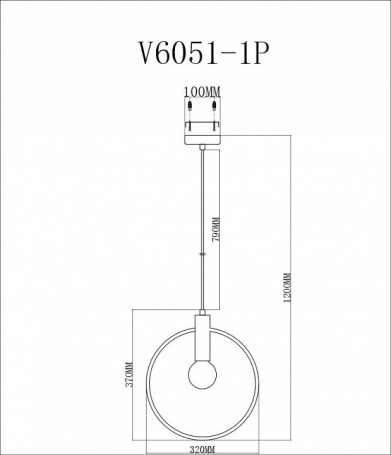 Подвесной светильник Moderli Sachara V6051-1P