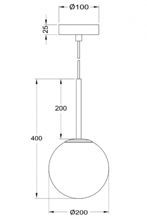 Подвесной светильник Maytoni Basic form MOD321PL-01G3