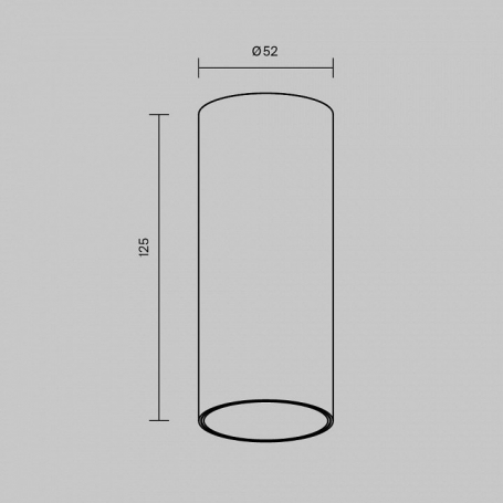 Точечный светильник Focus Led C056CL-L12W3K-W-BS