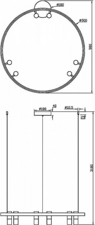 Подвесной светильник Satellite MOD102PL-L42BK