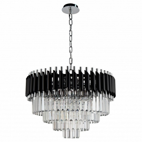 Подвесная люстра Darian DARIAN 76017/10C CHROME BLACK