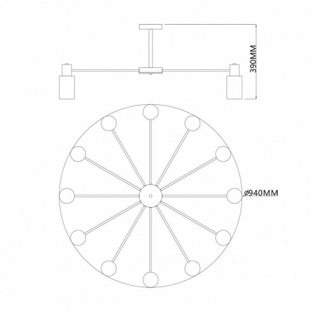 Бра Vitaluce V4379-0/1A