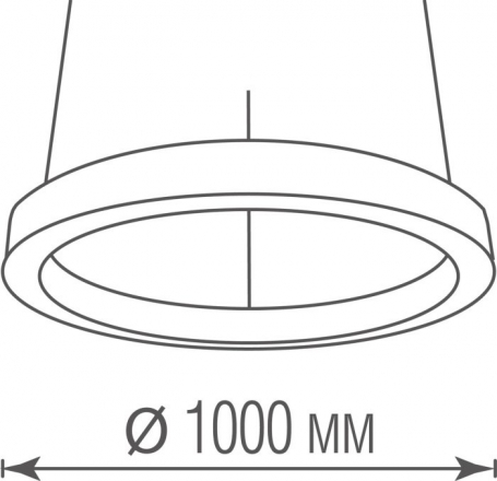 Подвесной светильник Aura DL1000S90WW Black