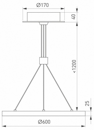 Потолочный светильник Arte Lamp 2310 A2310PL-1BK