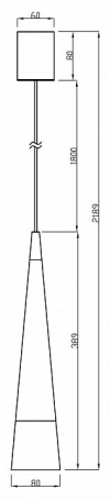 Подвесной светильник Maytoni Sintesi P090PL-L12CH3K
