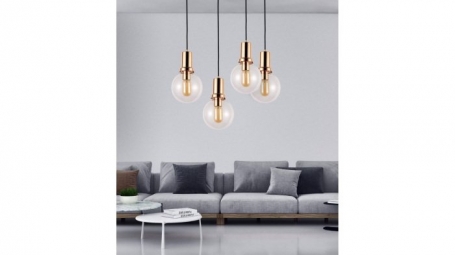 Подвесной светильник Lumina Deco Dorito LDP 1212-150 TR+GD