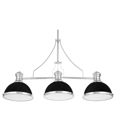 Подвесная люстра Lumina Deco Ettore LDP 710-3 BK+CHR