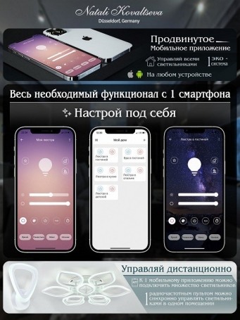 Потолочная люстра Line LED LAMPS 81171