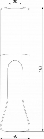 Накладной светильник Elektrostandard Apex 25113/LED 7W 4000K белый