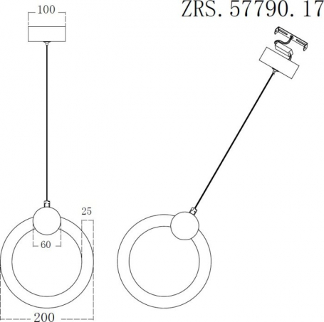 Подвесной светильник Auralia ZRS.57790.17