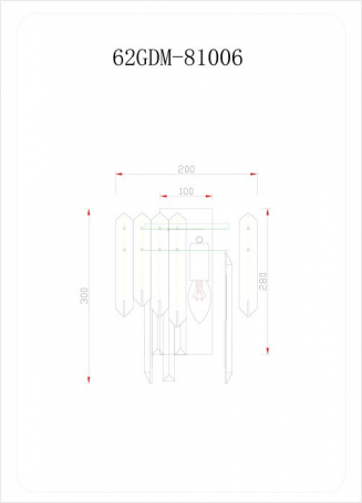 Бра  62GDM-81006