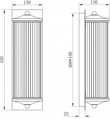Бра K2KG0604W-1