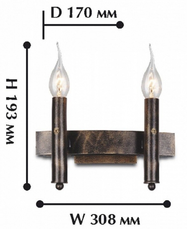 Бра Favourite Fortezza 1144-2W