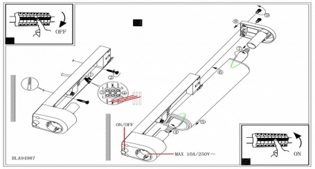 Трековый светильник Ambrella light Track System XT8102025