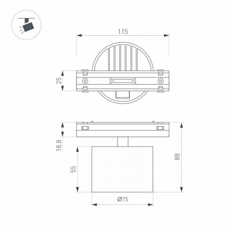 Потолочный светильник Loft IT Axel 10002/12 Black