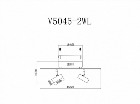 Светодиодный спот Moderli Right V5045-2WL