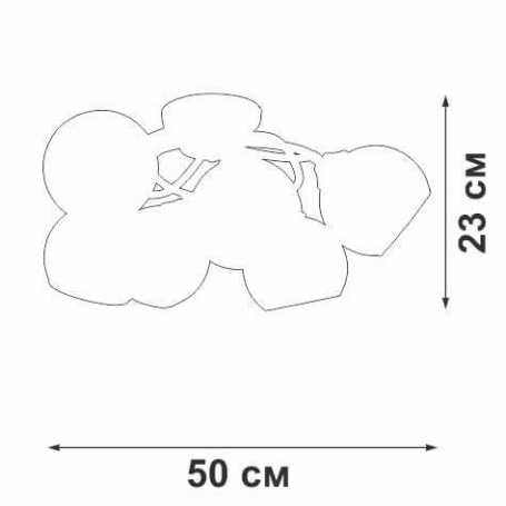 Потолочная люстра Vitaluce V3959-1/6PL