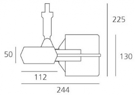Трековый светильник Artemide Oto L231200
