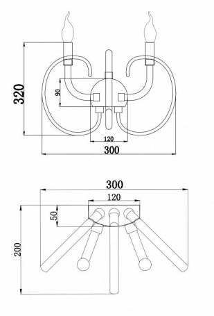 Бра Lumion Everly 3752/2W