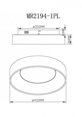 Потолочный светильник Shannon MR2194-1PL