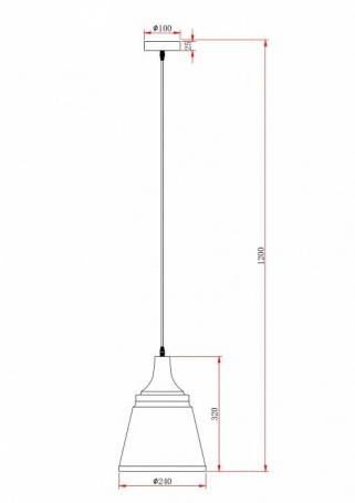 Подвесной светильник Escada 1100/1S