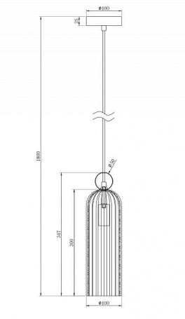 Подвесной светильник Maytoni Antic MOD302PL-01W