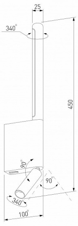 Бра Elektrostandard Sarca 40111/LED a066401
