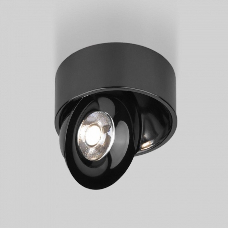 Накладной светодиодный светильник Elektrostandard Glide 25100/Led черный жемчуг a059330