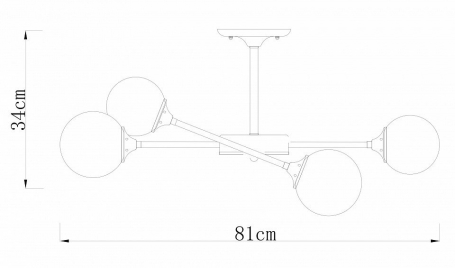 Потолочная люстра Arte Lamp Marco A2703PL-6SG