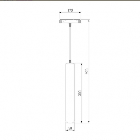 Трековый светодиодный светильник Elektrostandard Slim Magnetic 85014/01 a057202