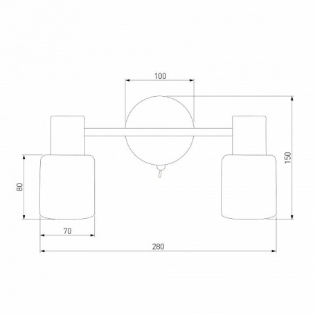 Потолочная люстра Arte Lamp Tyler A1031PL-8WH