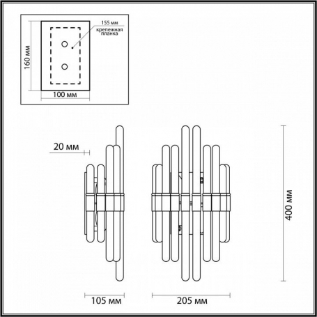 Трековый светильник ST Luce Mono ST350.546.20.36