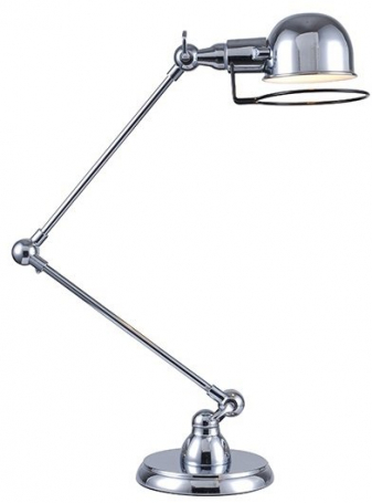 Офисная настольная лампа DeLight Collection Table Lamp KM037T-1S chrome