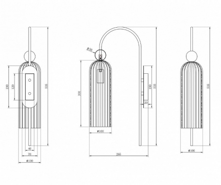 Подвесной светильник Ambrella light TRADITIONAL TR3666