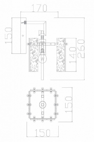 Бра Freya Basilica FR5166WL-01BS