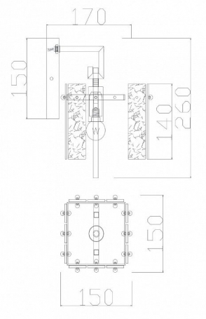 Подвесной светильник Aployt Zhozefin APL.038.06.12