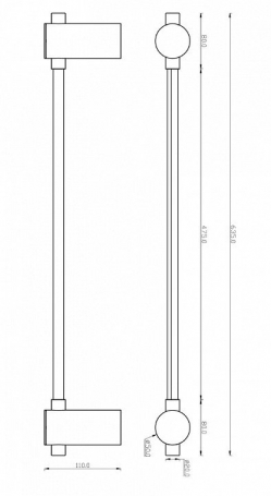 Настенный светильник Maytoni Rotta MOD413WL-L6G3K